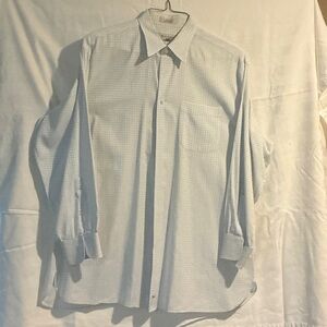 Nordstrom Men's Blue Checkered Dress Shirt